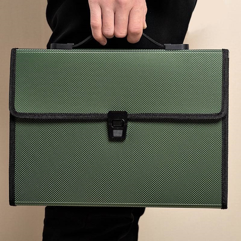 Document Bag File Folder Organizer Expandable A4 Bag A4 Folders Filing Products for Office Waterproof Briefcases 201119