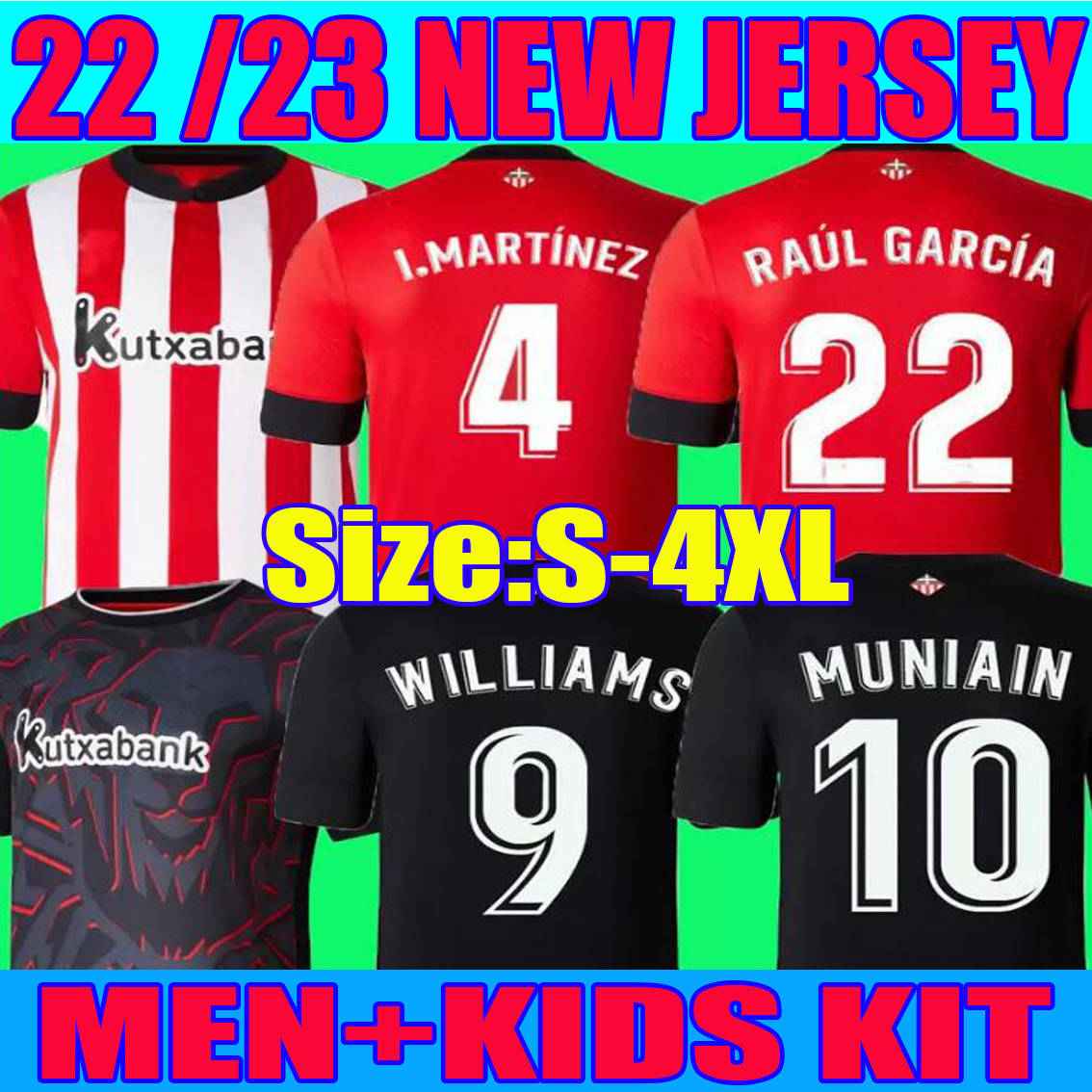 22 23 Club Soccer Jerseys BERENGUER 2022 2023 MUNIAIN Athletic WILLIAMS Bilbaos Football shirt RAUL GARCIA VILLALIBRE camiseta Sancet home GK UNAI SIMON away 3XL 4XL, 2022 away
22 23 Club Soccer Jerseys BERENGUER 2022 2023 MUNIAIN Athletic WILLIAMS Bilbaos Football shirt RAUL GARCIA VILLALIBRE camiseta Sancet home GK UNAI SIMON away 3XL 4XL, 2022 away