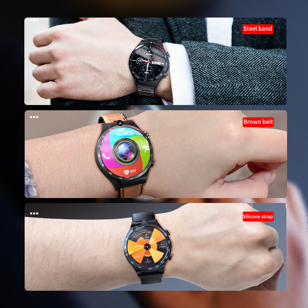 Factory Price phone Watch Smart Watches Waterproof 4G Smart Watch Dual Camera Full Round Touch 4G Smartwatches Men 4G 128G GPS Watch