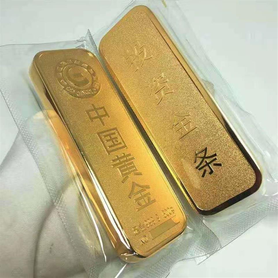 Simulation Gold Brick Pure Copper Gilded full weight Sample Gold bar props shop bank display decoration decorat260E
Simulation Gold Brick Pure Copper Gilded full weight Sample Gold bar props shop bank display decoration decorat260E
