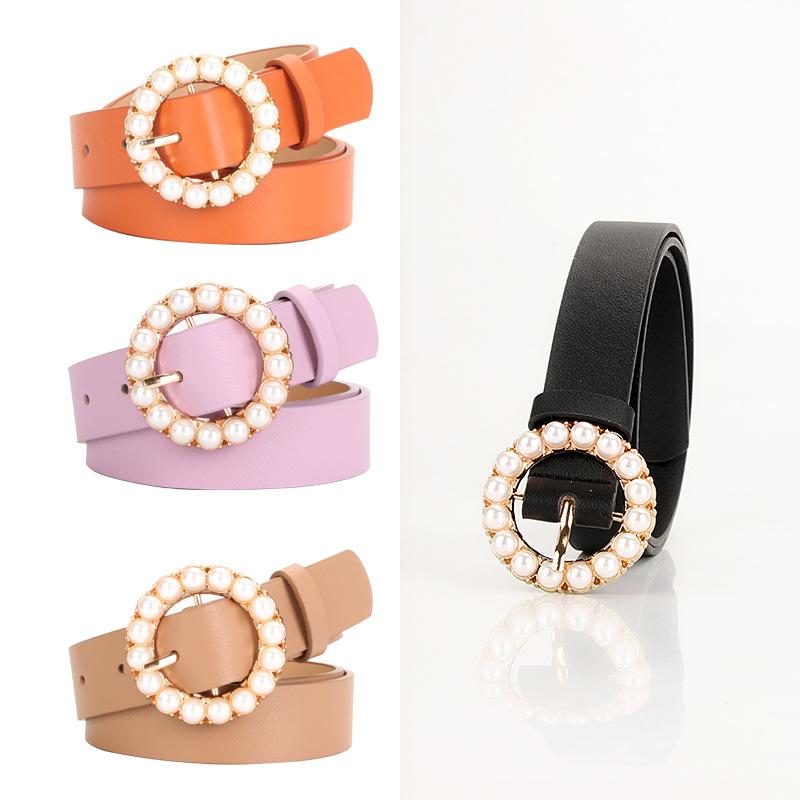 Belts Elegant And Intellectual Ladies Belt Fashion Trend Round Pearl Pin Buckle Temperament Noble BS1074Belts, White
Belts Elegant And Intellectual Ladies Belt Fashion Trend Round Pearl Pin Buckle Temperament Noble BS1074Belts, White
