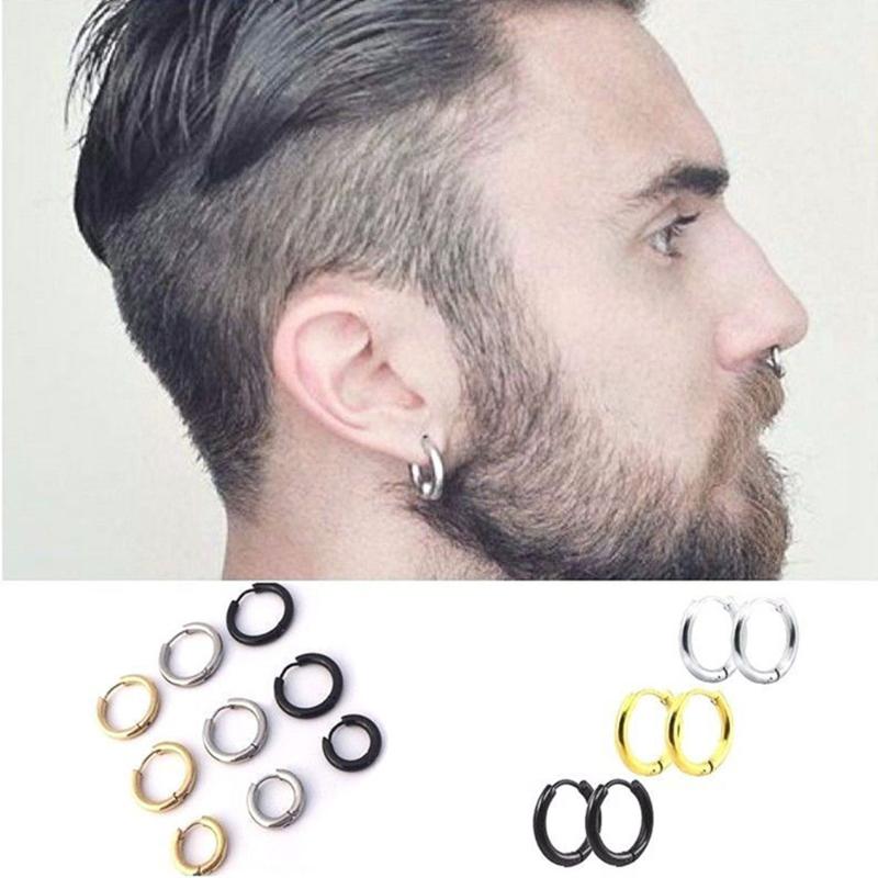 Stud Fashion Hip Hoop Earrings Women Men Punk Gothic Stainless Steel Simple Round Lover 3 Colors Size Earring Jewelry
Stud Fashion Hip Hoop Earrings Women Men Punk Gothic Stainless Steel Simple Round Lover 3 Colors Size Earring Jewelry
