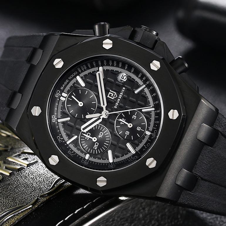 Wristwatches Didun Mens Watches Top Quartz Watch Business Military Waterproof Wristwatch Rubber Strap Masculino, Vd-rgwh
Wristwatches Didun Mens Watches Top Quartz Watch Business Military Waterproof Wristwatch Rubber Strap Masculino, Vd-rgwh