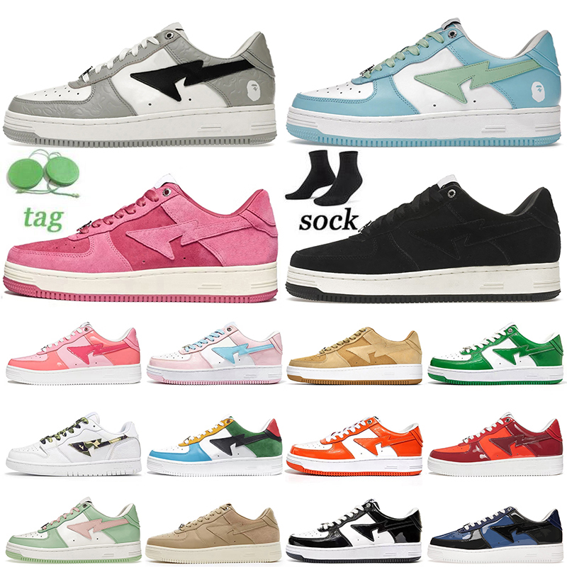 2022 Bapestas Baped Men Women Running Shoes BapeSta JJJJound Pastel Green Camo Beige Black Suede Leather Mens Trainers Sports Designer Sneakers Platform shoe, A#8 green
2022 Bapestas Baped Men Women Running Shoes BapeSta JJJJound Pastel Green Camo Beige Black Suede Leather Mens Trainers Sports Designer Sneakers Platform shoe, A#8 green