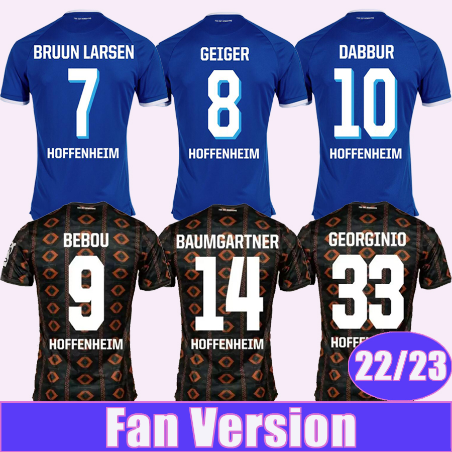 22 23 Hoffenheim Mens Soccer Jerseys BEBOU DABBUR BAUMGARTNER KRAMARIC BECKER SAMASSEKOU SKOV GEORGINIO RAUM BRUUN LARSEN Home Special Edition Football Shirt, Qm11029 22 23 home no patch
22 23 Hoffenheim Mens Soccer Jerseys BEBOU DABBUR BAUMGARTNER KRAMARIC BECKER SAMASSEKOU SKOV GEORGINIO RAUM BRUUN LARSEN Home Special Edition Football Shirt, Qm11029 22 23 home no patch