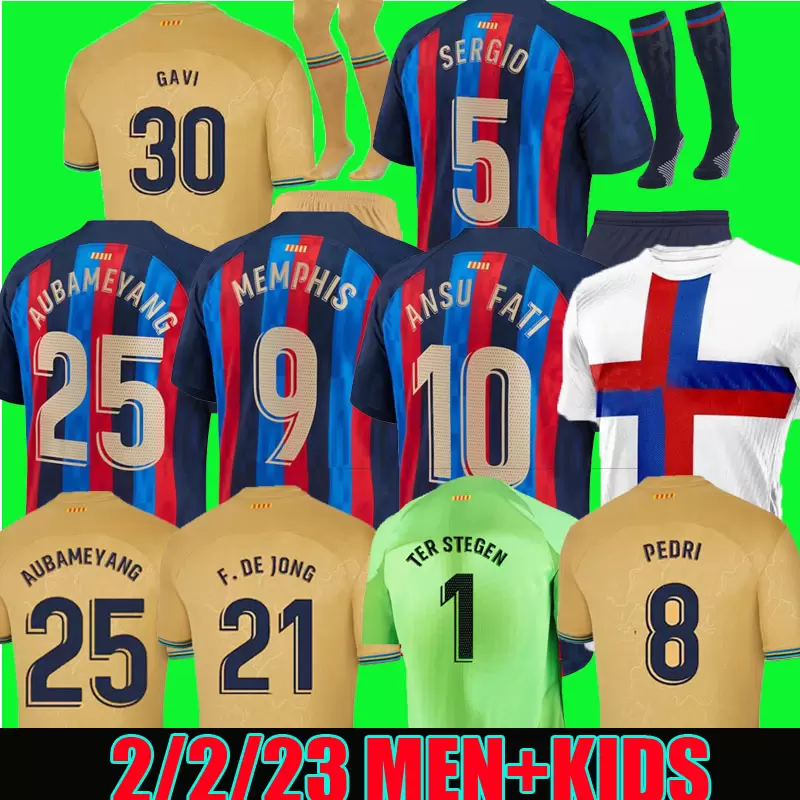 Camisetas de football MEMPHIS KESSIE PEDRI barcelona soccer jersey ADAMA FERRAN 21 22 23 ANSU FATI 2022 2023 F. DE JONG DEST kit shirt men kids sets home FANS PLAYER, 22/223 home lfp
Camisetas de football MEMPHIS KESSIE PEDRI barcelona soccer jersey ADAMA FERRAN 21 22 23 ANSU FATI 2022 2023 F. DE JONG DEST kit shirt men kids sets home FANS PLAYER, 22/223 home lfp