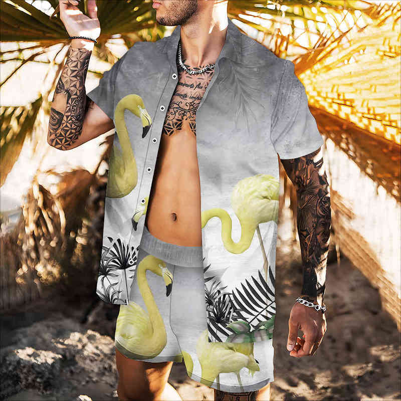 2022 Summer Beach Fashion Flower Print Two Piece Sets For Men Short Sleeve Shirt Shorts Suits Hawaiian Casual Male Outfit G220411, Cs-tz-0163
2022 Summer Beach Fashion Flower Print Two Piece Sets For Men Short Sleeve Shirt Shorts Suits Hawaiian Casual Male Outfit G220411, Cs-tz-0163