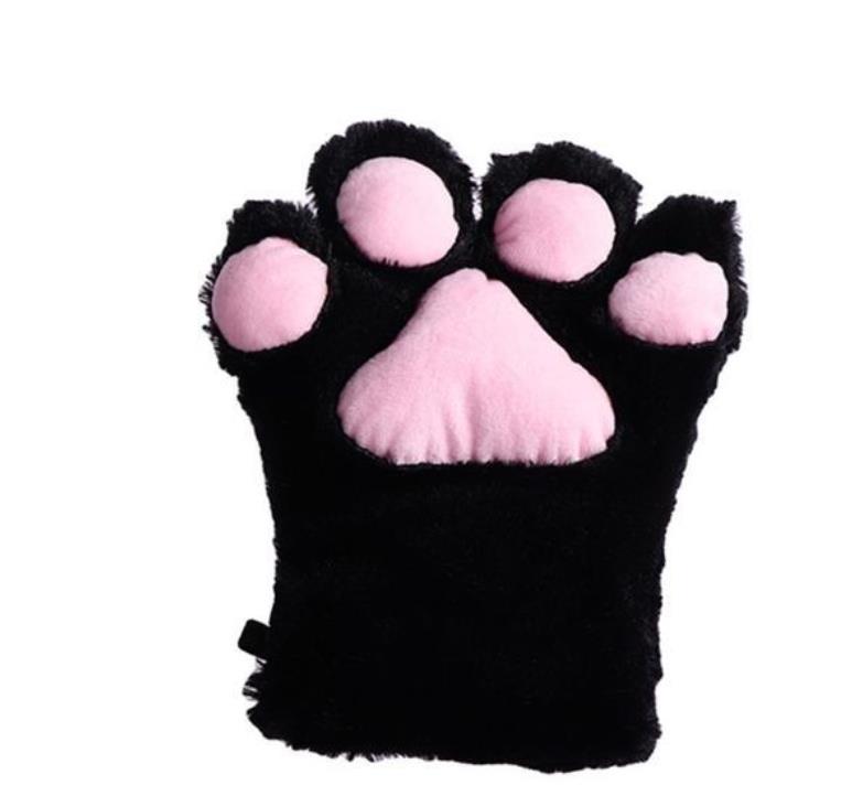 Cosplay Furry Cat Bear Paw Glove Wolf Dog Fox Claws Gloves Anime Costume Accessories Women Girls Plush Hand Cover Mittens For Christmas Halloween Part
