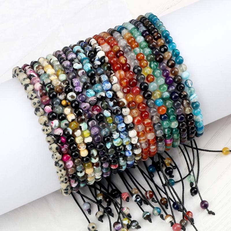 Beaded, Strands 4mm Natural Agates Chakra Bead Bracelets For Women Men Mini Energy Stone Yoga Braided Bracelet Adjustable Bangles Prayer Jew
Beaded, Strands 4mm Natural Agates Chakra Bead Bracelets For Women Men Mini Energy Stone Yoga Braided Bracelet Adjustable Bangles Prayer Jew