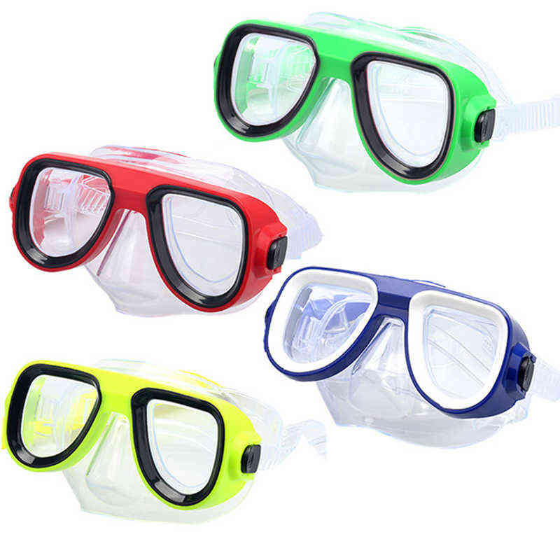 Goggles Swimming Goggles Child Diving Glasses Swimming Scuba Snorkel Swim Waterproof Mask Glasses Swimming Accessories G220422