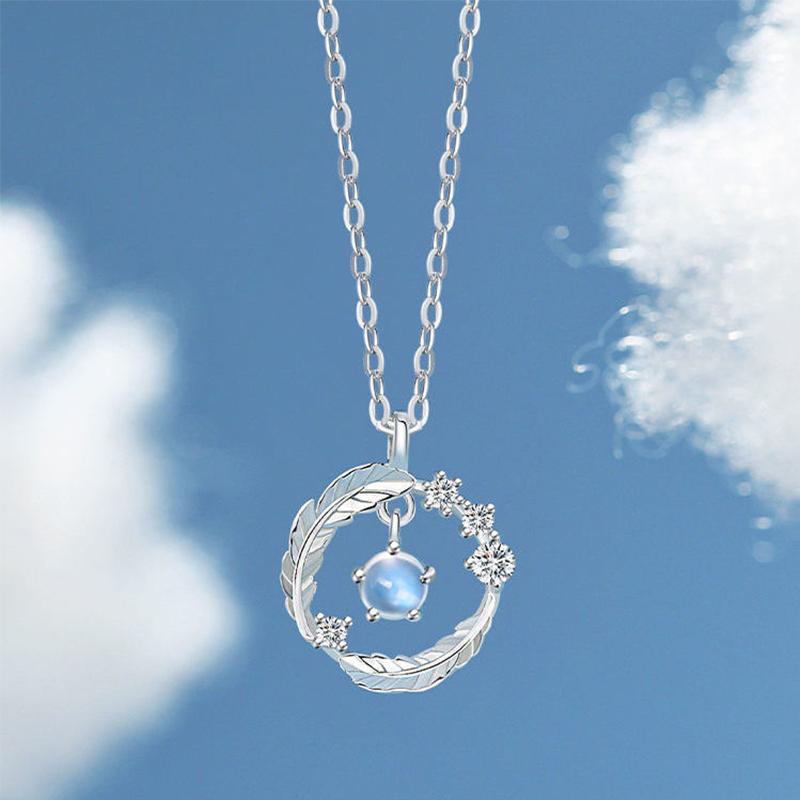 Pendant Necklaces Exquisite Round Feather Color Changing Stone Stainless Steel Clavicle Chain Women Fashion Jewelry GiftPendant
Pendant Necklaces Exquisite Round Feather Color Changing Stone Stainless Steel Clavicle Chain Women Fashion Jewelry GiftPendant