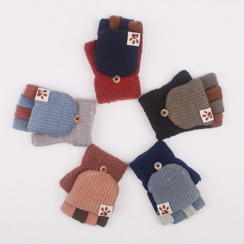 Bandanas Baby Winter Gloves Children Girl Boy Soft Convertible Flip Top Kids Warm Child Knit Fingerless Mitten
Bandanas Baby Winter Gloves Children Girl Boy Soft Convertible Flip Top Kids Warm Child Knit Fingerless Mitten