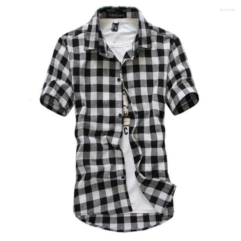 Men's Dress Shirts 2022 Fashion Plaid Shirt Casual Men Short Sleeve High Collar Chemise Homme Vintage Clothing Dway22, Myd110-grey
Men's Dress Shirts 2022 Fashion Plaid Shirt Casual Men Short Sleeve High Collar Chemise Homme Vintage Clothing Dway22, Myd110-grey