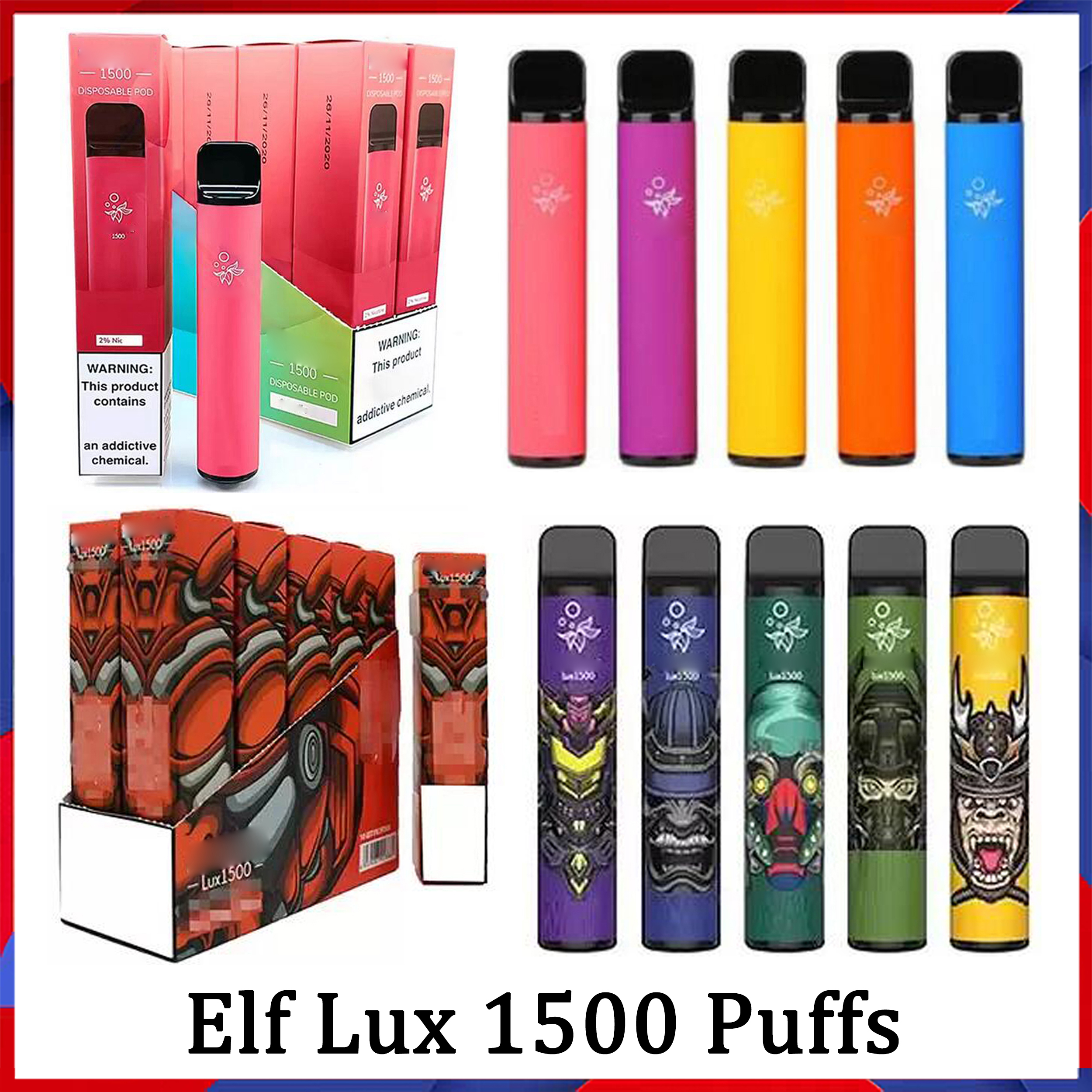 ELF Bar Lux 1500 Puffs E Cigarette Disposable Pod Device 1500Puffs 850mAh Battey 4.8ml Pods Cartridge Vapes Kit disposables 16 Colors Vs Bc Bang 6000 Elux Leegend
ELF Bar Lux 1500 Puffs E Cigarette Disposable Pod Device 1500Puffs 850mAh Battey 4.8ml Pods Cartridge Vapes Kit disposables 16 Colors Vs Bc Bang 6000 Elux Leegend