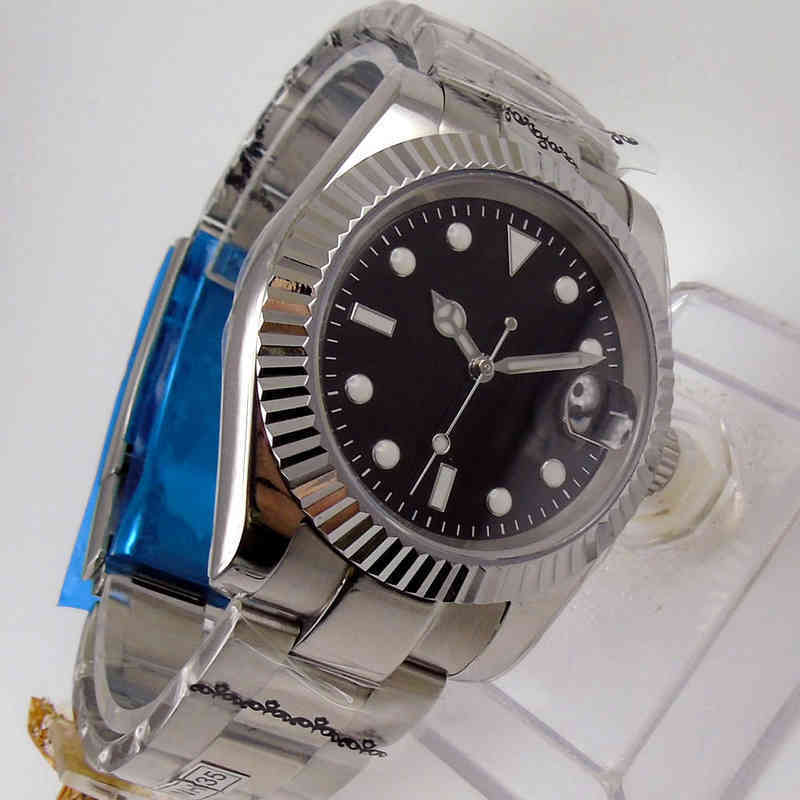 Polished 39mm Automatic Men Watch Sapphire Glass 24 Jewels Nh35a Miyota 8215 Luminous Dial Middle Oyster Strap, Mingzhu2813
Polished 39mm Automatic Men Watch Sapphire Glass 24 Jewels Nh35a Miyota 8215 Luminous Dial Middle Oyster Strap, Mingzhu2813