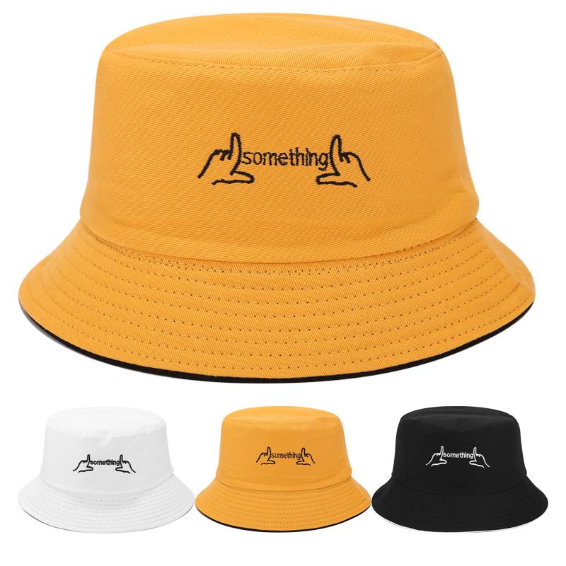 Berets Women Bucket Hat Foldable Reversible Sun Gesture Letter Girls Beach Fishing Outdoor Travel For Men, White
Berets Women Bucket Hat Foldable Reversible Sun Gesture Letter Girls Beach Fishing Outdoor Travel For Men, White