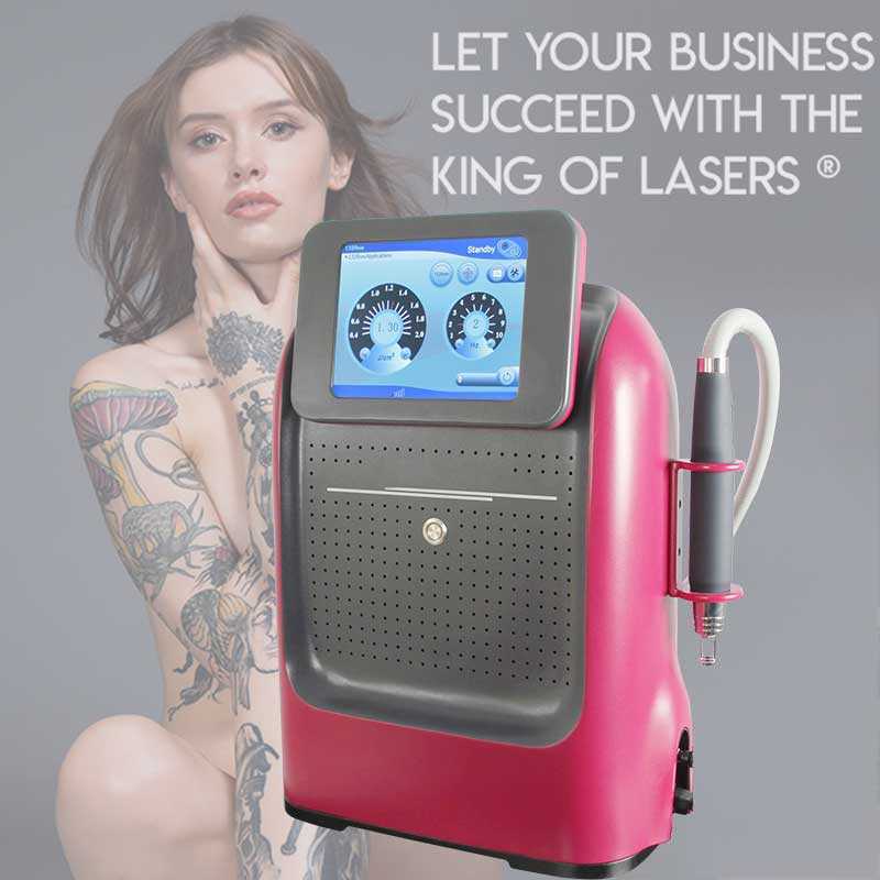 Portable Q switched Nd YAG 1064nm 532nm 755nm 1320nm Pico Laser Machine Tattoo Removal Korean Arm Picosecond Laser