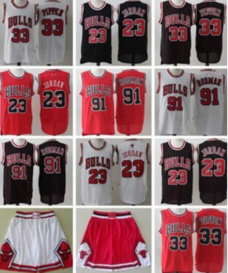 mens basketball jerseys michael 23 MJ dennis 91 rodman scottie 33 pippen shorts black Red white stitching chicago''bulls''jersey, Color
mens basketball jerseys michael 23 MJ dennis 91 rodman scottie 33 pippen shorts black Red white stitching chicago''bulls''jersey, Color