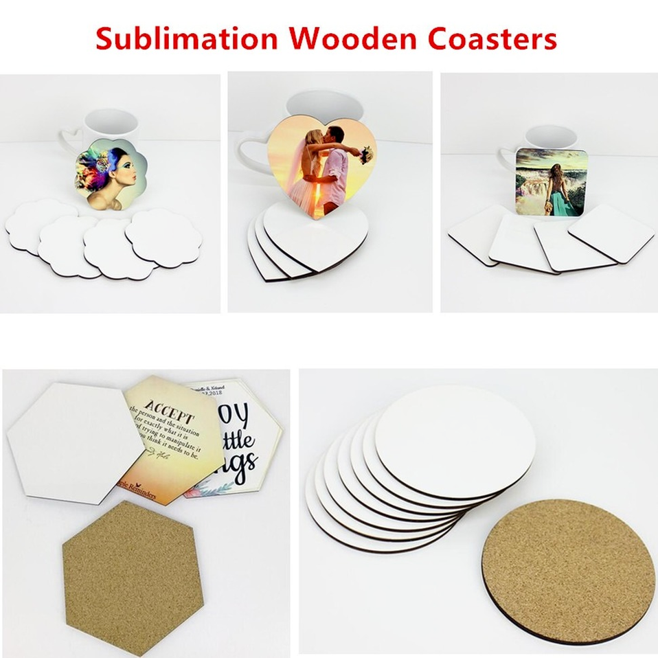 Sublimation Blanks Wooden Coasters Holder Table Mats MDF Heat Insulation Thermal Cup Pads Love Round Flower Shaped With Cork sxmy31
Sublimation Blanks Wooden Coasters Holder Table Mats MDF Heat Insulation Thermal Cup Pads Love Round Flower Shaped With Cork sxmy31