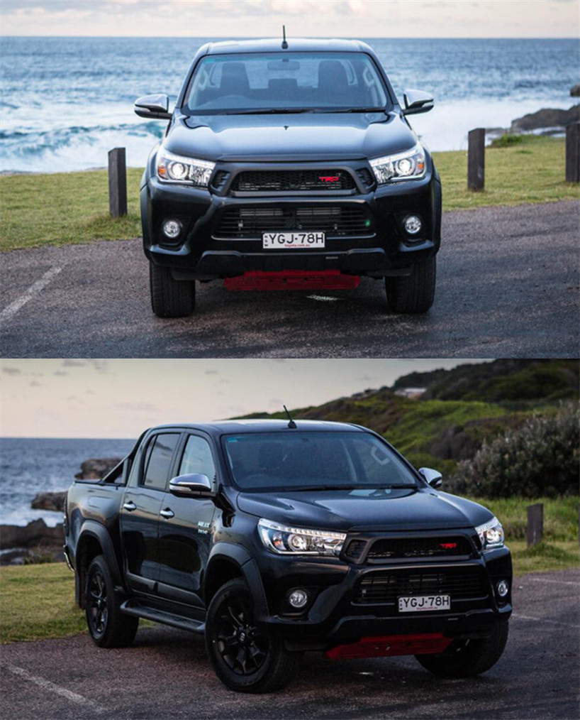 LED Headlight For Toyota Hilux Revo LED Headlights 15-19 Car Front Lamp Dynamic Turn Signal Daily Working Light
