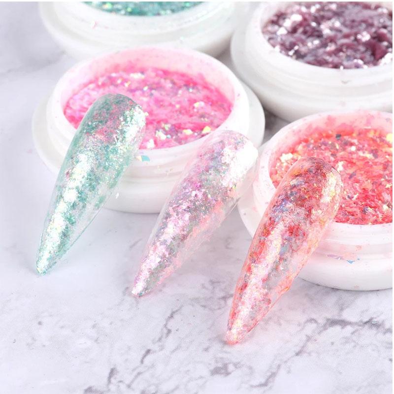 Nail Glitter Crystal Fire Opal Flakes Sequins Purple Holographic DIY Chrome Powder For Spring Nails Manicure PaillettesNail
Nail Glitter Crystal Fire Opal Flakes Sequins Purple Holographic DIY Chrome Powder For Spring Nails Manicure PaillettesNail