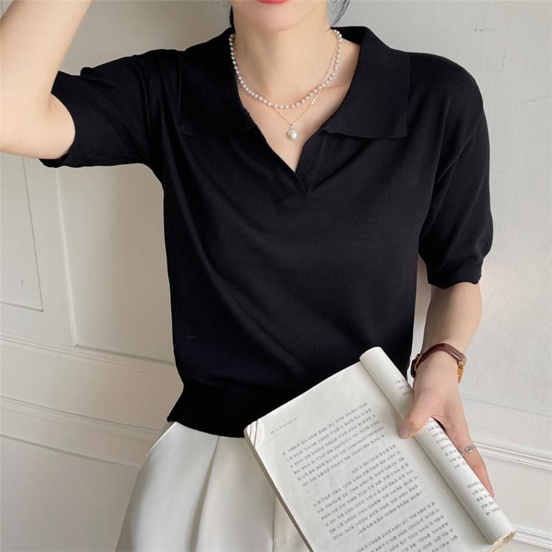 Women's Sweaters Summer Minimalist Knitted Slim T-Shirts Sweater Women 2022 Chic Office Lady Casual Loose Short Sleeve TeesWomen's, White
Women's Sweaters Summer Minimalist Knitted Slim T-Shirts Sweater Women 2022 Chic Office Lady Casual Loose Short Sleeve TeesWomen's, White