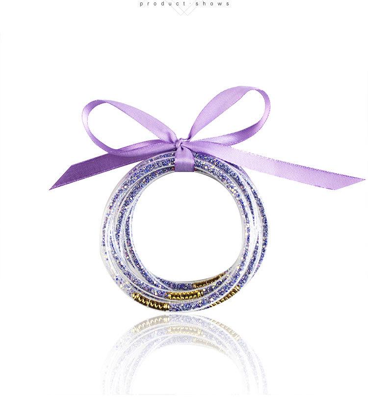 Bangle Cross-border Europe And The United States Gold Powder Plastic Silicone Five-layer Jelly BraceletBangle
Bangle Cross-border Europe And The United States Gold Powder Plastic Silicone Five-layer Jelly BraceletBangle