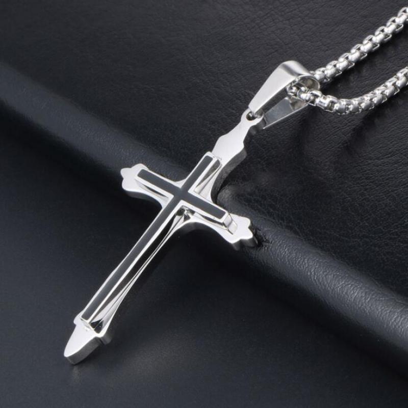 Pendant Necklaces European And American Classic Punk Stainless Steel Christian Cross Necklace Religious Style Prayer Amulet JewelrPendant
Pendant Necklaces European And American Classic Punk Stainless Steel Christian Cross Necklace Religious Style Prayer Amulet JewelrPendant