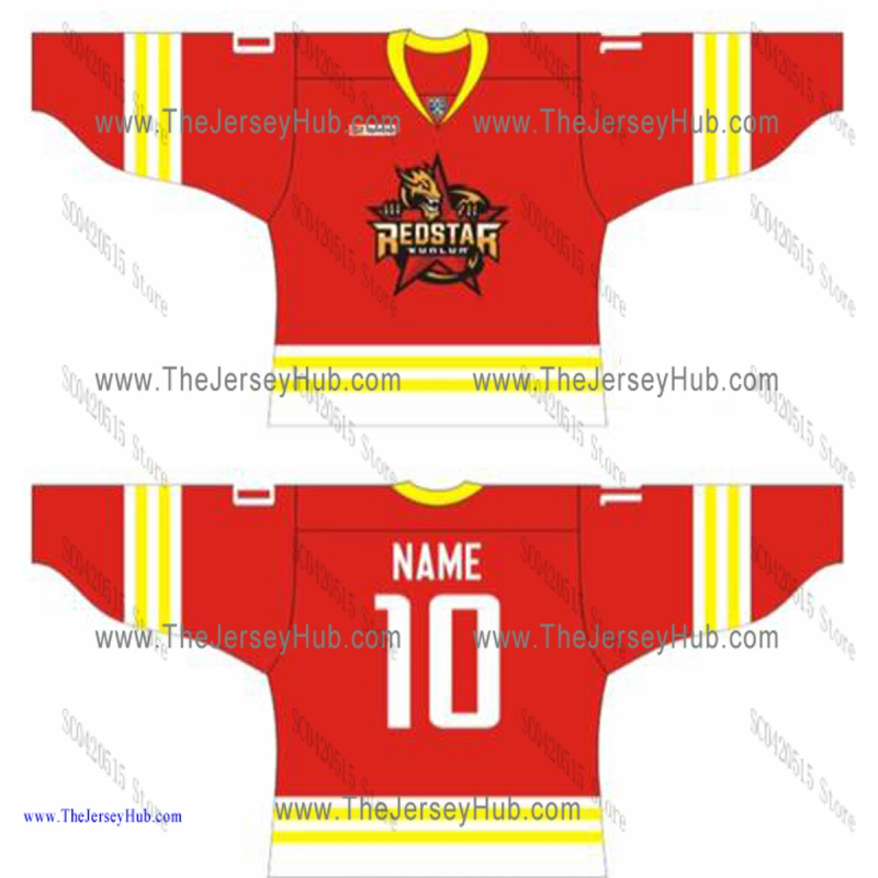 Kunlun Red Star Embroidery Stitching Hockey Jersey Customize any name number, Custom brand
Kunlun Red Star Embroidery Stitching Hockey Jersey Customize any name number, Custom brand