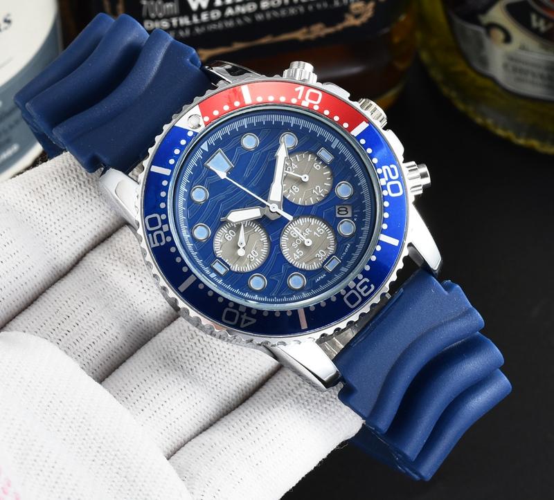 Luxury watch High Quality 2022 Fashion Sports Men Silicone Strap Top Brand luxury watches Chronograph functions work quartz watch Display Calendar, Screwdriver
Luxury watch High Quality 2022 Fashion Sports Men Silicone Strap Top Brand luxury watches Chronograph functions work quartz watch Display Calendar, Screwdriver