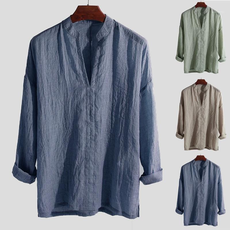 Men's Shirts 2022 Fashion Casual Blouse Breathable Shirt Loose V-neck Tops Long Sleeve Summer Comfort Holiday JUN6, Gn
Men's Shirts 2022 Fashion Casual Blouse Breathable Shirt Loose V-neck Tops Long Sleeve Summer Comfort Holiday JUN6, Gn