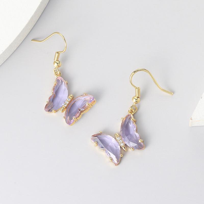 Dangle & Chandelier ZHOUYANG Crystal Butterfly Earrings For Women Korean Style Aesthetic Miuticolor Piercing Earing Wholesale Fashion Jewelr
Dangle & Chandelier ZHOUYANG Crystal Butterfly Earrings For Women Korean Style Aesthetic Miuticolor Piercing Earing Wholesale Fashion Jewelr