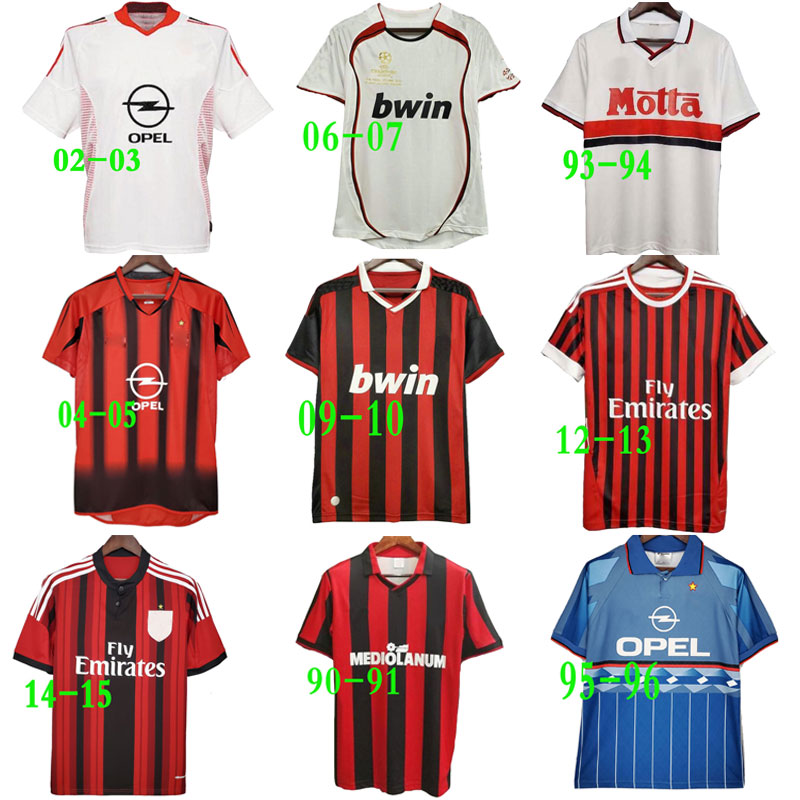 2002 2003 2004 2005 soccer jerseys Shevchenko #7 Milan Away Shirt Retro KAKA Rivaldo #11 Maldini Gattuso Rui Costa Pirlo 02 03 04 05 home Classic football shirt, 95/96
2002 2003 2004 2005 soccer jerseys Shevchenko #7 Milan Away Shirt Retro KAKA Rivaldo #11 Maldini Gattuso Rui Costa Pirlo 02 03 04 05 home Classic football shirt, 95/96