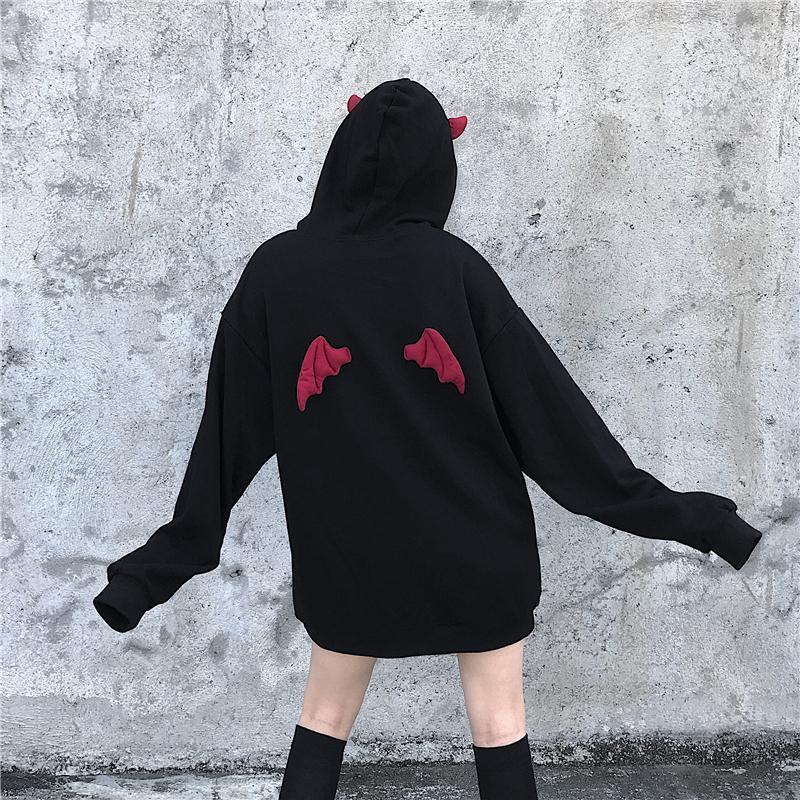 Winter Clothes Women Ins Harajuku Black Patchwork Wing Hoodies Hipster Long Sleeve Loose Casual Sweatshirts Korean Pullovers Women's &
Winter Clothes Women Ins Harajuku Black Patchwork Wing Hoodies Hipster Long Sleeve Loose Casual Sweatshirts Korean Pullovers Women's &