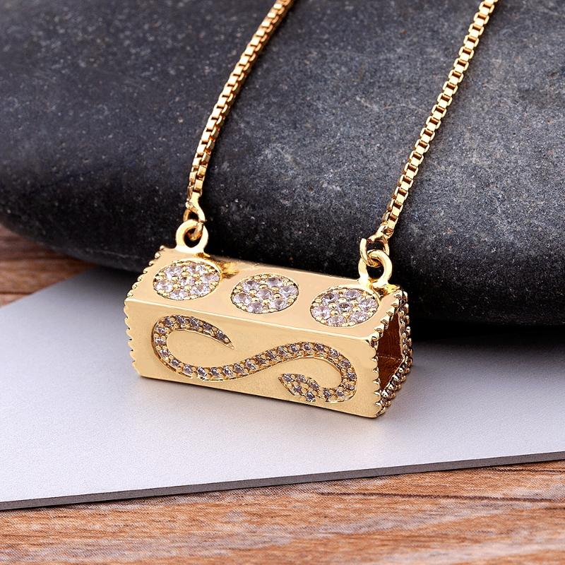 Pendant Necklaces Arrival Cuboid Shape Star Moon Various Pattern Decorative Top Quality Copper Zircon Jewelry Necklace Gift For WomenPendant 
Pendant Necklaces Arrival Cuboid Shape Star Moon Various Pattern Decorative Top Quality Copper Zircon Jewelry Necklace Gift For WomenPendant