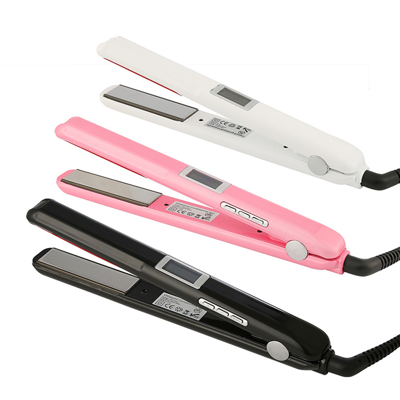 Hair Care Ultrasonic Infrared Hair Straightener Professional Cold Flat Iron Hair Treament Styler Therapy Conditioning Tools 220623