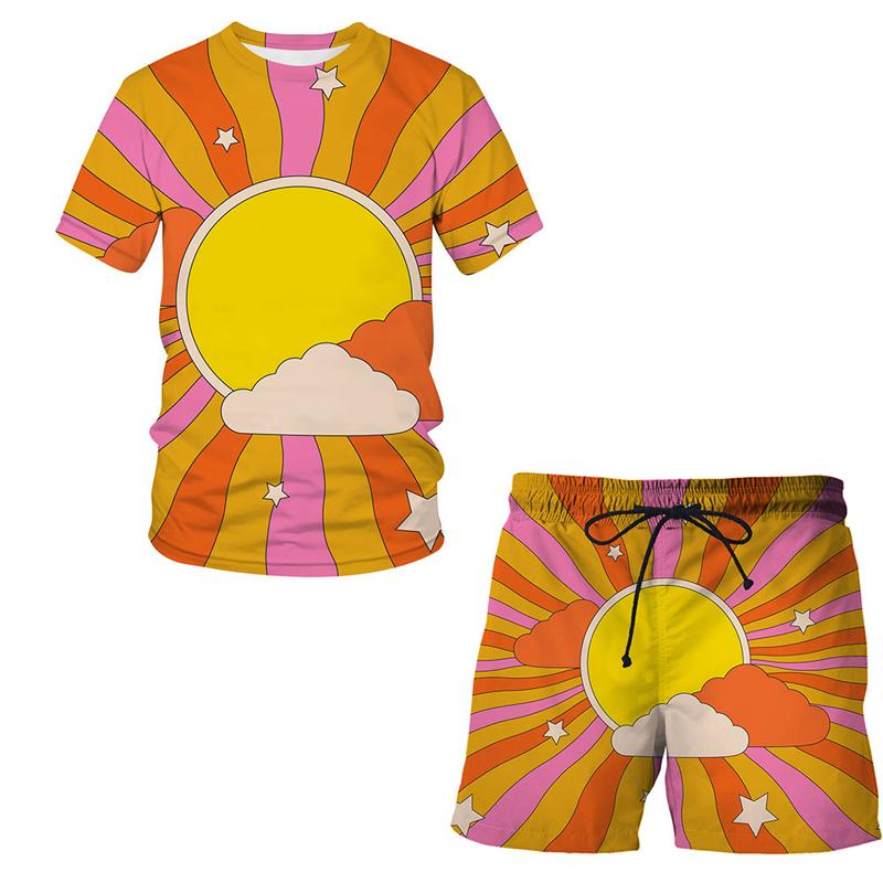 Men's Tracksuits Summer Abstract Pattern 3D Print Suit T Shirt Short Sleeve + Casual Shorts Men / Women Streetwear Crown Clothing Tops, Cbt-2966jiacbdk-1365
Men's Tracksuits Summer Abstract Pattern 3D Print Suit T Shirt Short Sleeve + Casual Shorts Men / Women Streetwear Crown Clothing Tops, Cbt-2966jiacbdk-1365