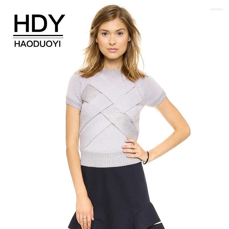 Women's Sweaters HDY Haoduoyi Autumn Pullover Sexy Fashion Personality Criss-Cross Short Sleeve Solid Knitting Jumper Knitted Female Sweater, Purple
Women's Sweaters HDY Haoduoyi Autumn Pullover Sexy Fashion Personality Criss-Cross Short Sleeve Solid Knitting Jumper Knitted Female Sweater, Purple