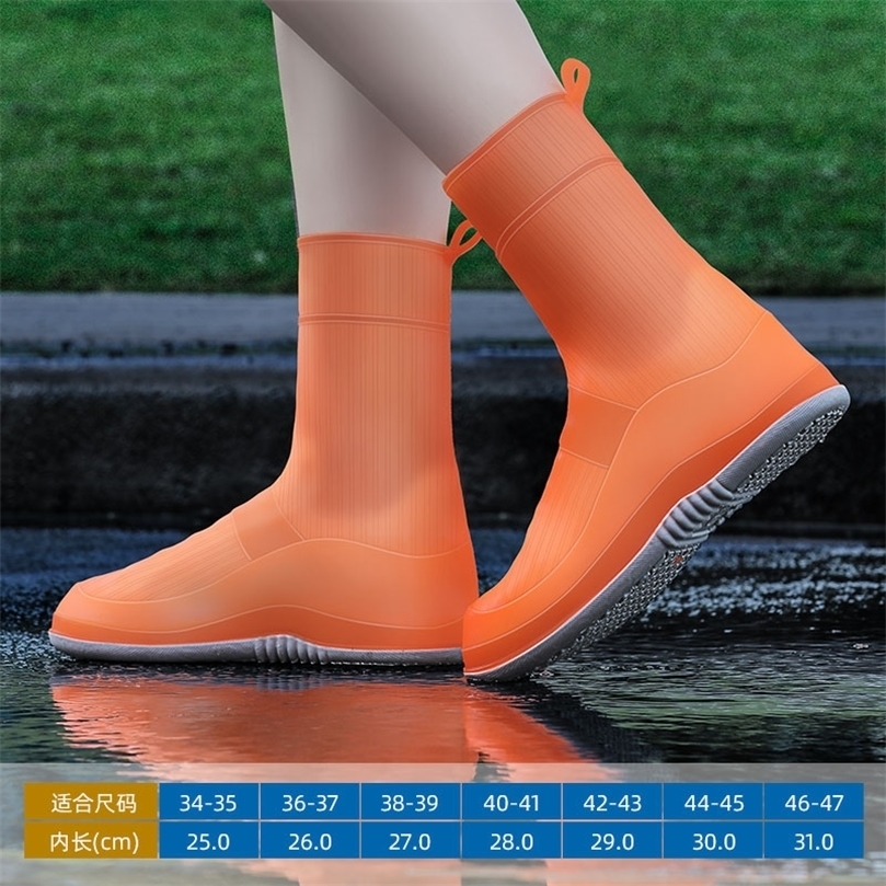 JALANJALKI Men Shoes Cover Silicone Material Unisex Outdoor Waterproof Women Rainy Days Reusable Wearresistant Rain Boots 220611
JALANJALKI Men Shoes Cover Silicone Material Unisex Outdoor Waterproof Women Rainy Days Reusable Wearresistant Rain Boots 220611