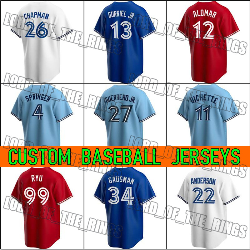 Toronto Bo Bichette George Springer Jersey Matt Chapman Vladimir Guerrero Jr Jerseys Lourdes Gurriel Jr. Cavan Biggio Kevin Gausman Santiago Espinal ZBX451, Man custom jersey (ln)
Toronto Bo Bichette George Springer Jersey Matt Chapman Vladimir Guerrero Jr Jerseys Lourdes Gurriel Jr. Cavan Biggio Kevin Gausman Santiago Espinal ZBX451, Man custom jersey (ln)