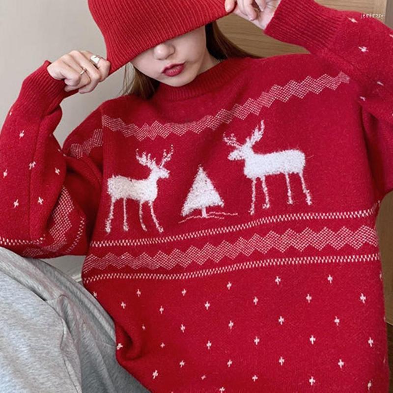Women's Sweaters Women Autumn Winter Christmas Sweater Ladies Knitted Jumper Pullover Snowflake Elk Print And PulloversWomen's Jemi22, Green
Women's Sweaters Women Autumn Winter Christmas Sweater Ladies Knitted Jumper Pullover Snowflake Elk Print And PulloversWomen's Jemi22, Green