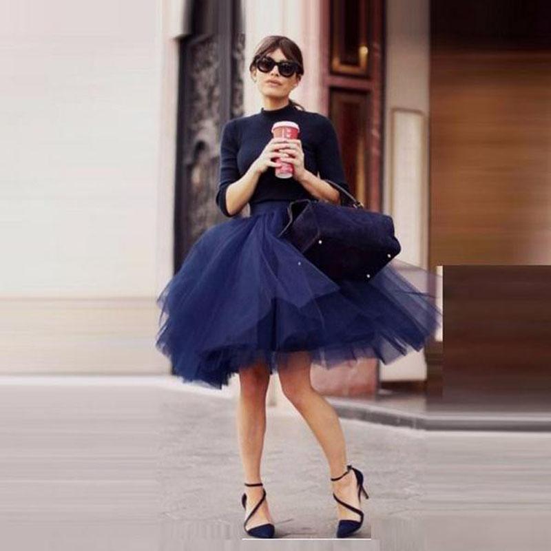 Skirts Dark Blue Short Tulle Skirt 45cm Length Knee Saia Midi For Women Fashion Ball Gown Lolita Tutu SkirtSkirts, Deep blue
Skirts Dark Blue Short Tulle Skirt 45cm Length Knee Saia Midi For Women Fashion Ball Gown Lolita Tutu SkirtSkirts, Deep blue
