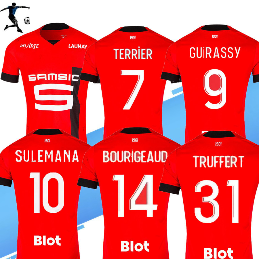 22 23 maillot Rennes soccer jerseys adult Kids kit GUIRASSY DOKU SULEMANA TERRIER Rennes Football shirts BOURIGEAUD BAPTISTE TRUFFERT, 21-22 away
22 23 maillot Rennes soccer jerseys adult Kids kit GUIRASSY DOKU SULEMANA TERRIER Rennes Football shirts BOURIGEAUD BAPTISTE TRUFFERT, 21-22 away