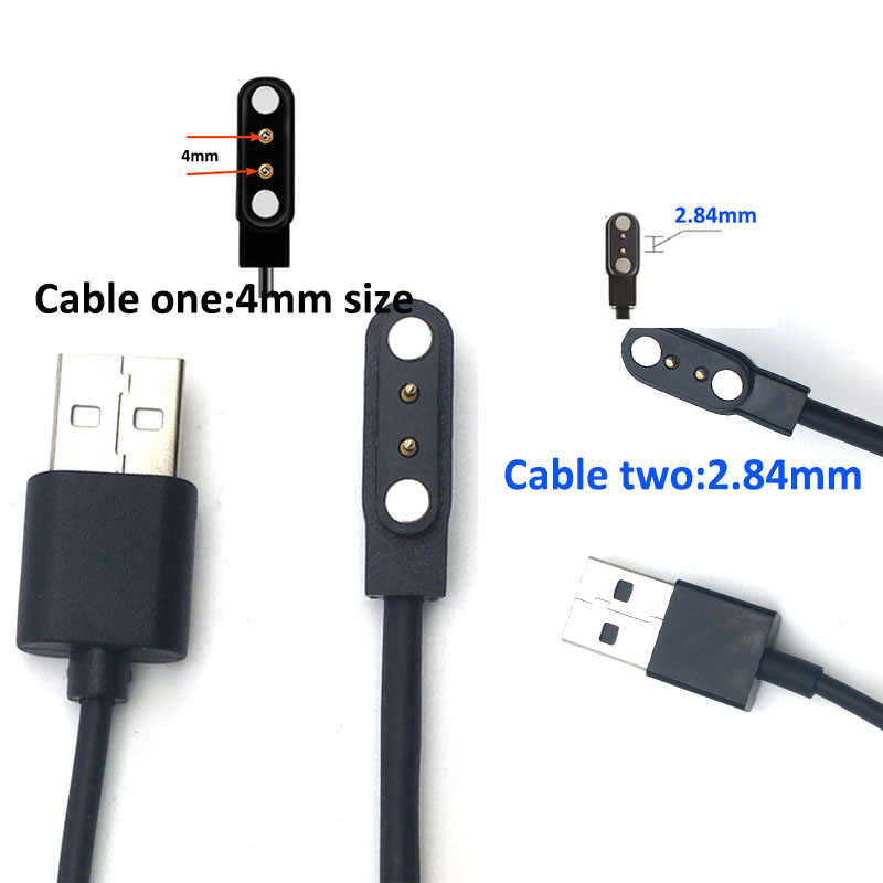 high quality Magnetic Charge Charging Cable for Smart Watch wristwatch smartband 2.84mm 4mm Magnet Suctio 2pin USB Power charger
high quality Magnetic Charge Charging Cable for Smart Watch wristwatch smartband 2.84mm 4mm Magnet Suctio 2pin USB Power charger