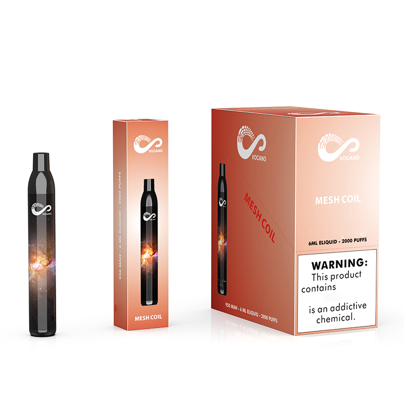 Wholesale Original VOCANO Disposable Vapes Electronic Cigarettes 2000 Puffs Mesh Coil Vape Pen Quality Ensured
Wholesale Original VOCANO Disposable Vapes Electronic Cigarettes 2000 Puffs Mesh Coil Vape Pen Quality Ensured