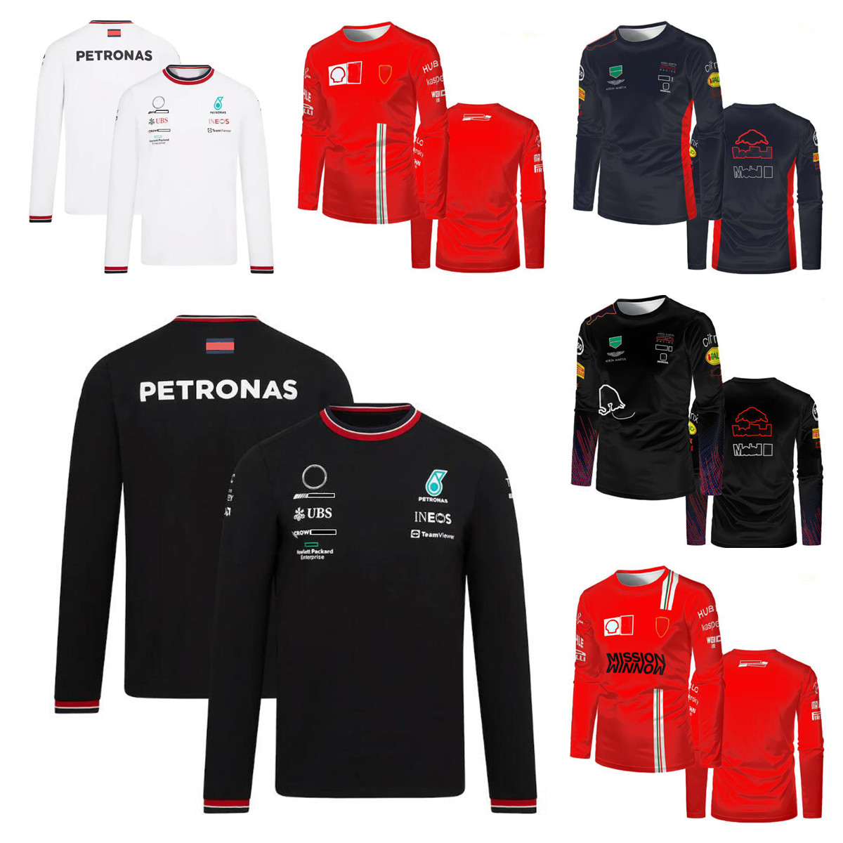 2021 new F1 racing suit long-sleeved T-shirt polyester quick-drying spring and autumn new downhill jersey with the same customization
2021 new F1 racing suit long-sleeved T-shirt polyester quick-drying spring and autumn new downhill jersey with the same customization