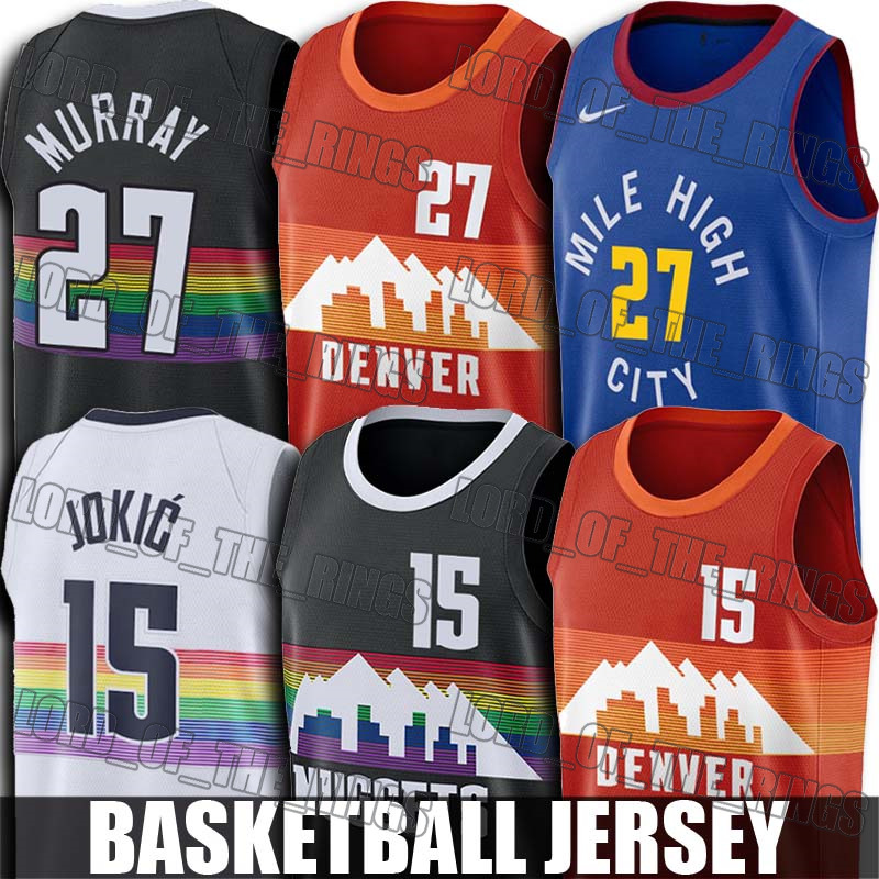 Nikola 15 Denvers Jokic Nuggetes Basketball Jersey Jamal 27 Murray Stephen 30 Curry Klay 11 Thompson James 33 Wiseman Red Black White
Nikola 15 Denvers Jokic Nuggetes Basketball Jersey Jamal 27 Murray Stephen 30 Curry Klay 11 Thompson James 33 Wiseman Red Black White