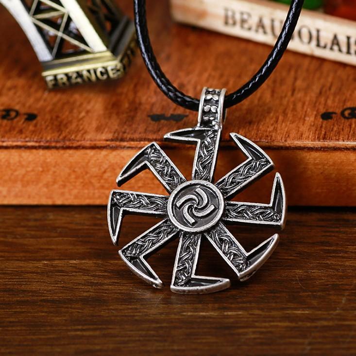 Pendant Necklaces Vintage Nordic Retro Viking Slavic Symbol Talisman Men And Women's NecklacePendant
Pendant Necklaces Vintage Nordic Retro Viking Slavic Symbol Talisman Men And Women's NecklacePendant