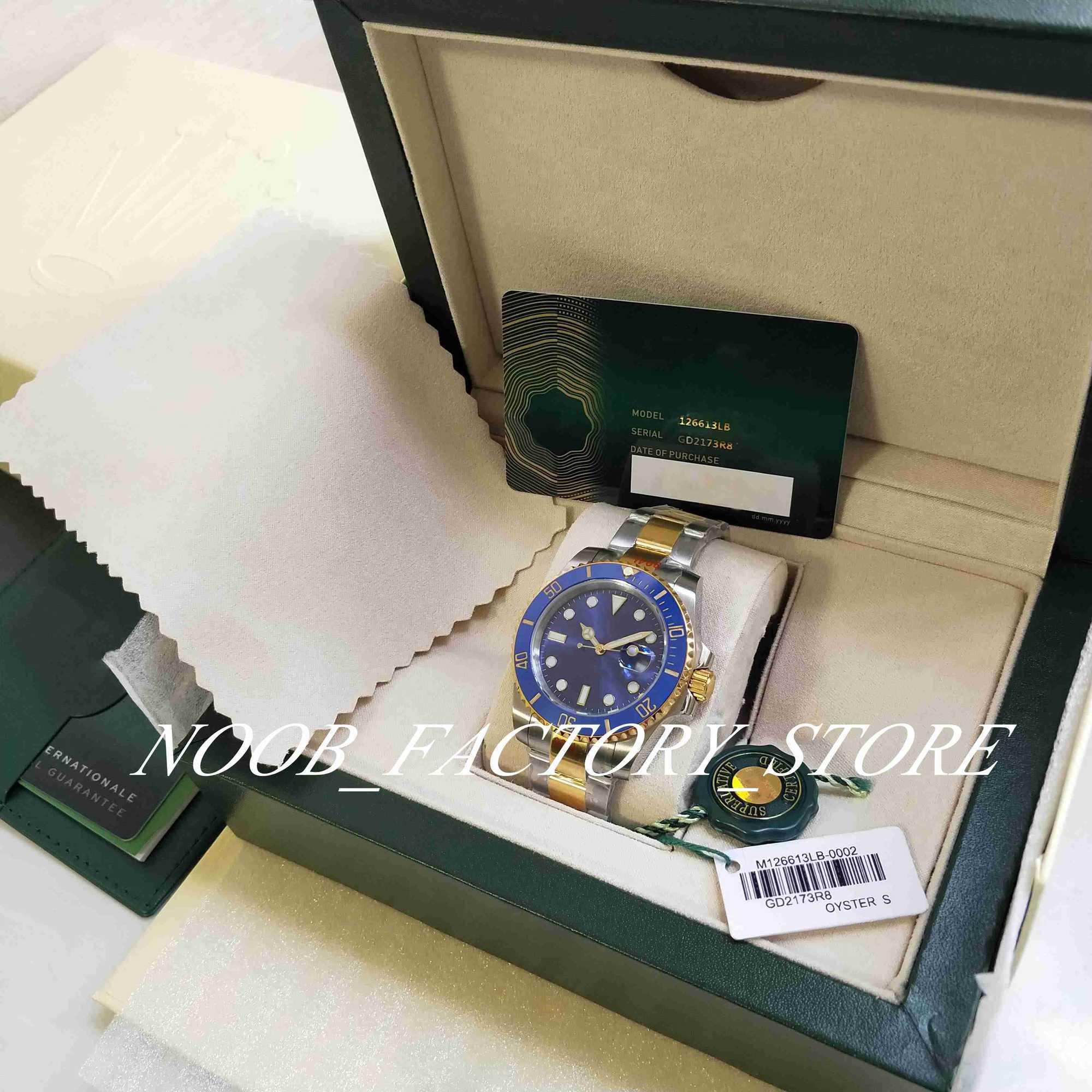 2 Colors Super N Factory Mens Watch 126613 41MM Black Blue Ceramic Bezel 2813 Automatic Movement Men 904L Steel Dive Wristwatches New, 01
2 Colors Super N Factory Mens Watch 126613 41MM Black Blue Ceramic Bezel 2813 Automatic Movement Men 904L Steel Dive Wristwatches New, 01