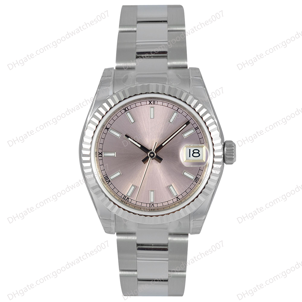 High Quality Asian Watch 2813 Sport Automatic Mechanical Ladies Watchs 178274-63160 31mm Pink Dial Stainless Steel Sambah Strap Wrist Watch Fashion Luxury Watches
High Quality Asian Watch 2813 Sport Automatic Mechanical Ladies Watchs 178274-63160 31mm Pink Dial Stainless Steel Sambah Strap Wrist Watch Fashion Luxury Watches
